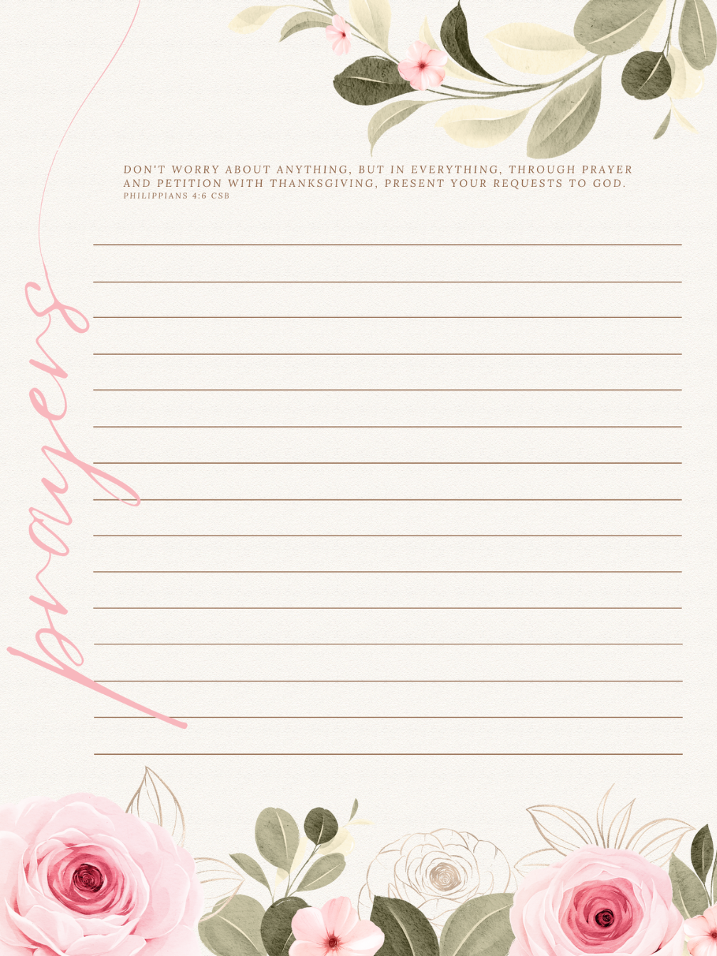 Free Ladies Bible Study Journal Download - Image 3